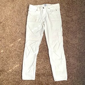 PAIGE white ankle jeans